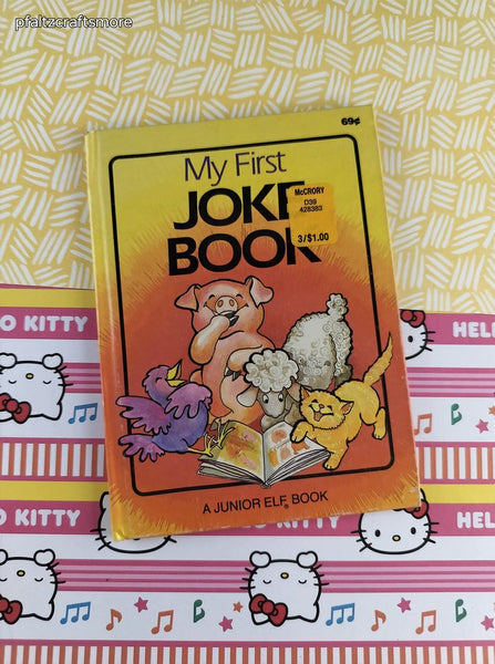 Vintage 1987 Junior Elf Books My First Joke Book Hardcover