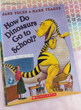 Vintage 2000's How Do Dinosaurs... Scholastic Softcover Books Set/6, Like New