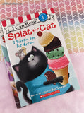 2010's Ready to Read Level One Splat the Cat Scholastic Softcovers Set/7