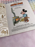 Vintage 1988 Little Golden Book: Walt Disney's Mickey Mouse Those Were the Days Hardcover