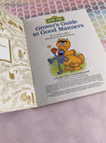 Vintage 1993 Little Golden Book: Sesame Street Grover's Guide to Good Manners Hardcover