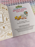 Vintage 1993 Little Golden Book: Sesame Street's Mother Goose Rhymes Hardcover