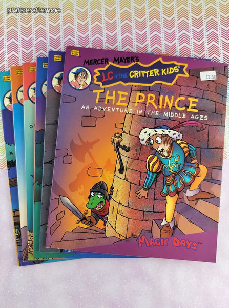 Vintage 1995 LC + The Critter Kids Mercer Mayer Softcover Books Set/6, Special Editions