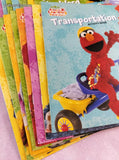 2010's Sesame Street Elmo's Learning Adventure Activity Book Softcovers Set/17