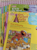 2010's Sesame Street Elmo's Learning Adventure Activity Book Softcovers Set/17