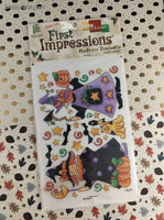 Vintage Provo Craft First Impressions Rub-on Transfer Halloween Spooky Witches NEW