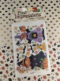 Vintage Provo Craft First Impressions Rub-on Transfer Halloween Spooky Witches NEW