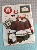 Vintage 1982 A Merrie Olde Christmas Counted Cross Stitch Softcover Booklet II, Like New