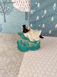 Vintage Hamilton Collection Penguins Backsliding in the Polar Playmates Sculpture Collection Figurine