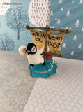 Vintage Hamilton Collection Penguins Caribbean or Bust Chillin' in the Sun Collection Figurine