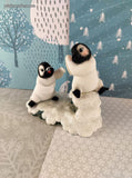 Vintage Hamilton Collection Penguins Arctic Serenade in the Polar Playmates Arctic Sweethearts Figurine