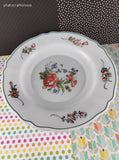Vintage Provential Floral Arcopal French Soup Bowl 9" Set/5, Nice & Clean