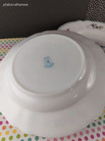 Vintage Provential Floral Arcopal French Soup Bowl 9" Set/5, Nice & Clean