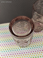 The Pioneer Woman Amelia Pink Glass Tumblers Set/3, Like New