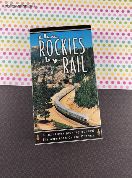 Vintage The Rockies by Rail Acorn Media VHS Tape