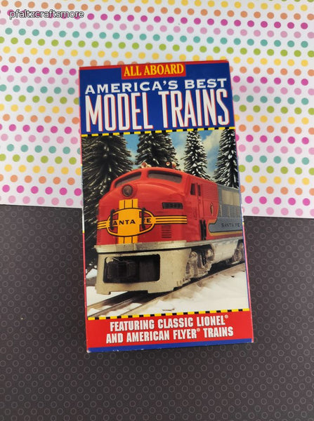 Vintage All Aboard America's Best Model Trains Lionel and American Flyer VHS Tape