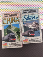 Vintage World's Greatest Train Ride Videos Set/5 VHS Tapes SEALED