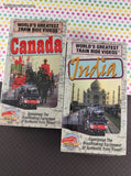 Vintage World's Greatest Train Ride Videos Set/5 VHS Tapes SEALED