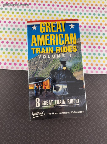 Vintage Great American Train Rides Volume 1 Pentrex VHS Tape SEALED