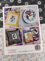 Vintage 2002 Leisure Arts Disney Home Princess Collection Counted Cross Stitch Softcover Booklet