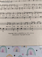 Vintage 1945 The Caissons Go Rolling Along Piano Solo Softcover Sheet Music