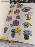 Vintage 1983 Merrigold Press Sesame Street Get Ready Activity Softcovers Set/4, Like New