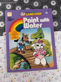 Vintage 1993 Shari Lewis' Baby Lamb Chop & Friends Paint with Water Softcover, Like New