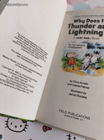 Vintage 1985 Why Does It Thunder and Lightning? A Just Ask Book Hardcover, Like New