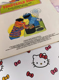 Vintage 1980 Sesame Street Vegetable Soup Golden Softcover