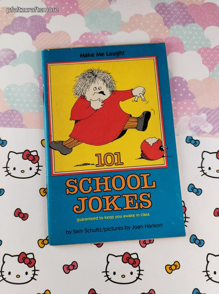 Vintage 1982 101 School Jokes by Sam Schultz Weekly Reader Softcover
