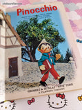 Vintage 1970 Pinocchio Grosset & Dunlap Puppet Board Book, Hardcover