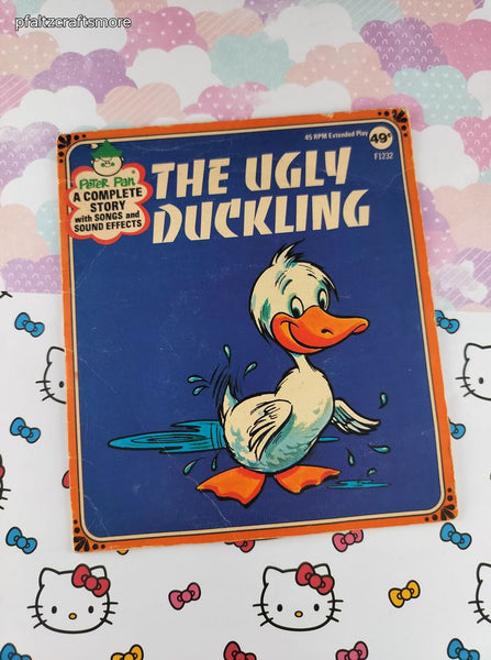Vintage Peter Pan Records "The Ugly Duckling" 45 RPM Extended Play Record, Untested