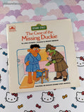 Vintage 1988 Sesame Street The Case of the Missing Duckie Golden Softcover