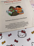 Vintage 1988 Sesame Street The Case of the Missing Duckie Golden Softcover