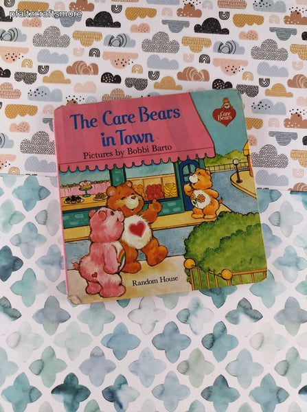 Vintage 1984 Care Bears In Town Random House Miniature Hardcover Board Book