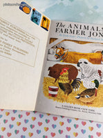 Vintage 1973 Little Golden Book: The Animals of Farmer Jones Hardcover