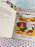 Vintage 1973 Little Golden Book: The Animals of Farmer Jones Hardcover