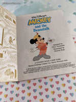Vintage 1992 Little Golden Book: Walt Disney's Mickey and the Beanstalk Hardcover