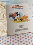 Vintage 1976 Little Golden Book: Walt Disney's Mickey Mouse The Kitten-Sitters Hardcover