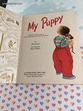 Vintage 1992 Little Golden Book: My Puppy Hardcover