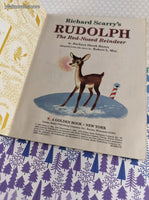 Vintage 1997 Little Golden Book: Rudolph the Red-Nosed Reindeer Hardcover