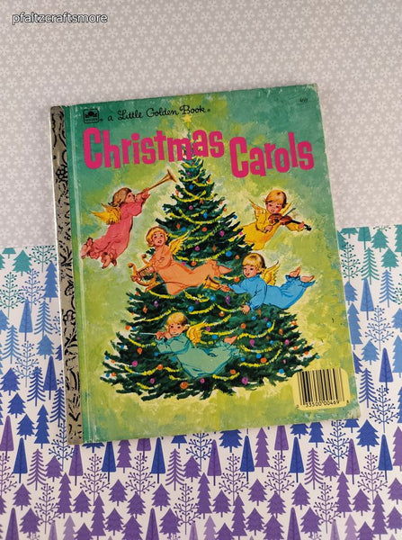 Vintage 1972 1st Printing Little Golden Book: Christmas Carols Hardcover