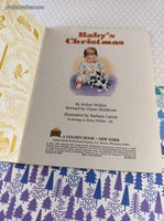 Vintage 1997 Little Golden Book: Baby's Christmas Hardcover, Like New