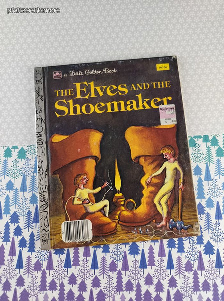 Vintage 1983 Little Golden Book: The Elves and the Shoemaker Hardcover