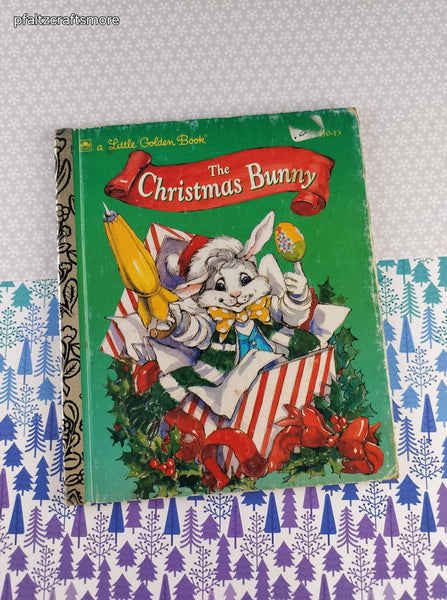 Vintage 1994 Little Golden Book: The Christmas Bunny Hardcover