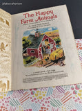 Vintage 1978 Little Golden Book: The Happy Farm Animals Hardcover