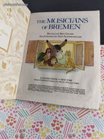 Vintage 1983 Little Golden Book: The Musicians of Bremen Hardcover