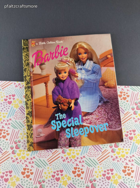 Vintage 1999 Little Golden Book: Barbie, The Special Sleepover Hardcover
