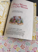 Vintage 1992 Little Golden Book: The Country Mouse and the City Mouse Hardcover, Like New
