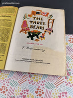Vintage 1976 Little Golden Book: The Three Bears Hardcover